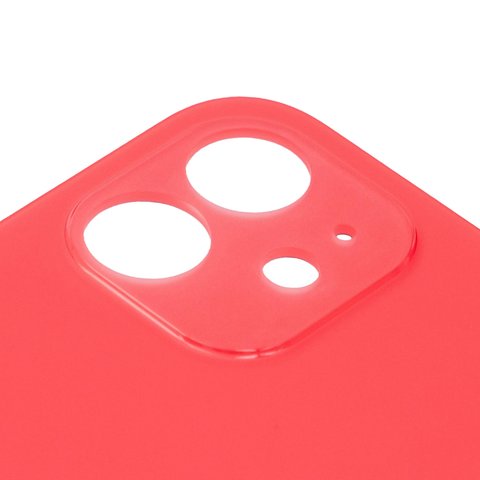 Задня панель корпуса для iPhone 12, червона, не потрібно знімати скло камери, Original (PRC), big hole Прев'ю 1