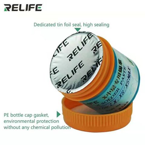 BGA паста RELIFE SP-X, Sn 42%, Bi 58%, 158 °C, 50 г Превью 3