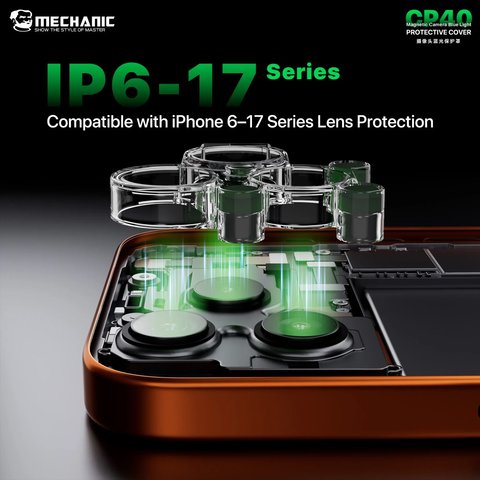 Набор защиты Mechanic CP40, для основной камеры при ремонте, iphone 6-17 pro max Превью 1