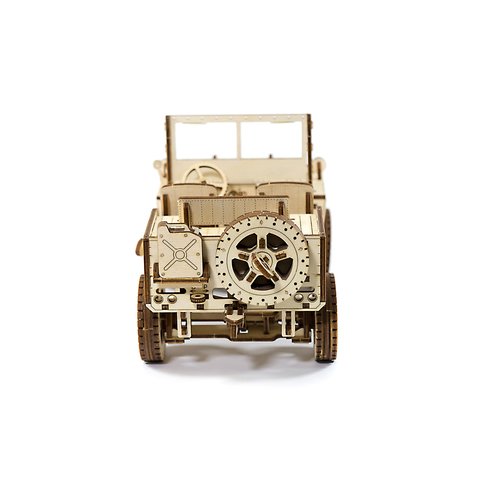 Wooden mechanical 3D Puzzle Wooden.City 4x4 Vehicle Preview 2