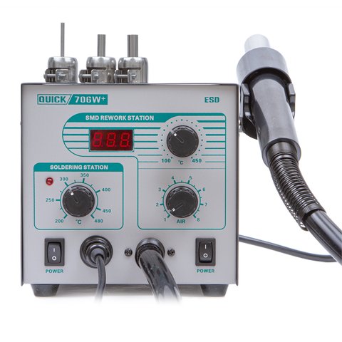 Estación de soldadura de aire caliente QUICK 706W+ ESD Vista previa  3