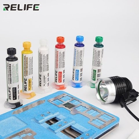 Soldering Mask RELIFE RL-UVH900Y , (yellow, 10 ml, UV) Preview 3