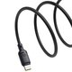 USB кабель Baseus Silky, USB тип-C, USB тип-A, 100 см, 100 Вт, черный, силиконовый, #P10377703113-00 Превью 2