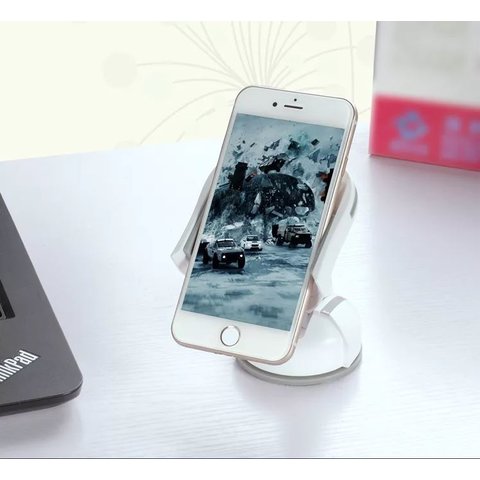 Sujetador para coche XO C11, turquesa, blanco, ventosa de succión, corredizo Vista previa  2