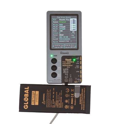 Batería Mechanic puede usarse con Apple iPhone 6S Plus, Li-Polymer, 3.82 V, 3500 mAh, mayor capacidad, original IC Vista previa  1