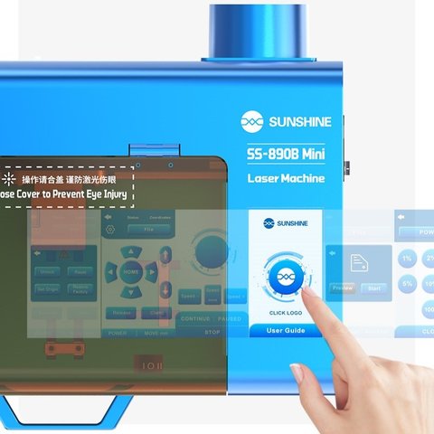 Separador láser Sunshine SS-890B Mini, para grabado, para desmontar vidrio de carcasa Vista previa  7