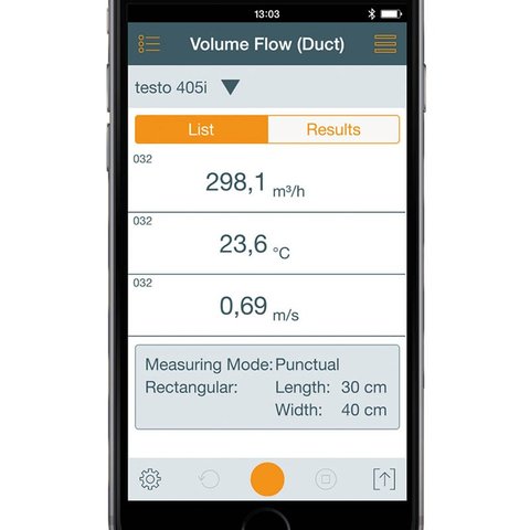 Цифровий термоанемометр testo 405i Прев'ю 5
