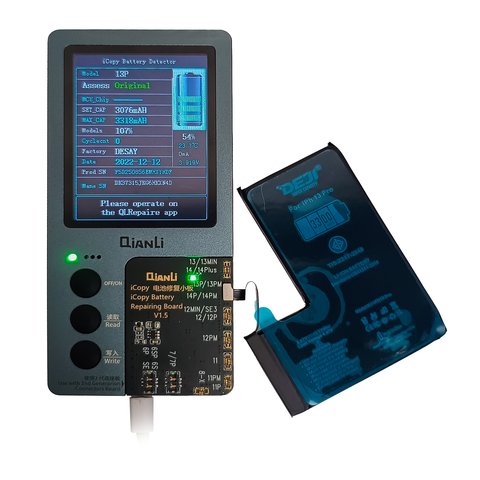 Аккумулятор Deji для Apple iPhone 13 Pro, Li-ion, 3,87 B, 3300 мАч, повышенная ёмкость, original IC Превью 1