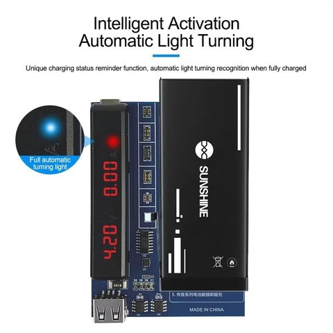 Кабель для запуску батареї Sunshine SS-904B, плата активації батареї, Tecno, Itel, infinix Прев'ю 2