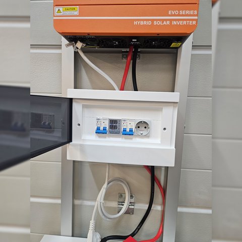 Комплект резервного питания 4200W, гибридный инвертор Anern 4,2 кВт, Аккумулятор AS-24280 LiFePO4 7,2 кВт, для подключения инвертора (розетка-розетка) Превью 3