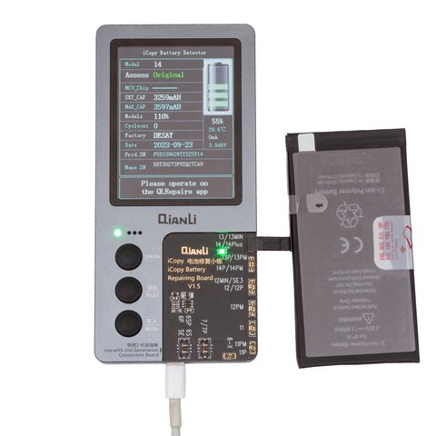 Аккумулятор JCID для Apple iPhone 14, Li-Polymer, 3,87 B, 3590 мАч, повышенная ёмкость, high capacity Превью 1