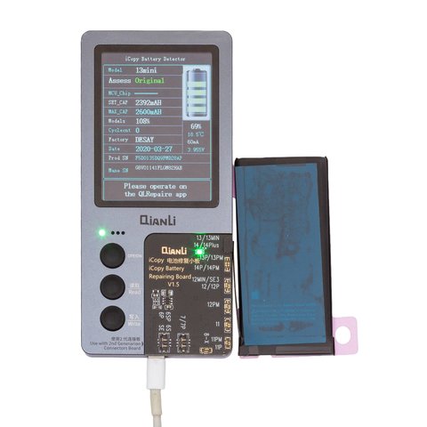 Акумулятор для iPhone 13 mini, Li-ion, 3,88 B, 2520 мАг, збільшена ємність, без помилки, (A2660) Прев'ю 1